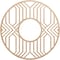 Ekena Millwork Empire Wood Fretwork Pierced Ceiling Medallion, Alder, 38"OD x 13 7/8"ID x 3/8"T CMWP38X38X0375EPAL - alternate 1